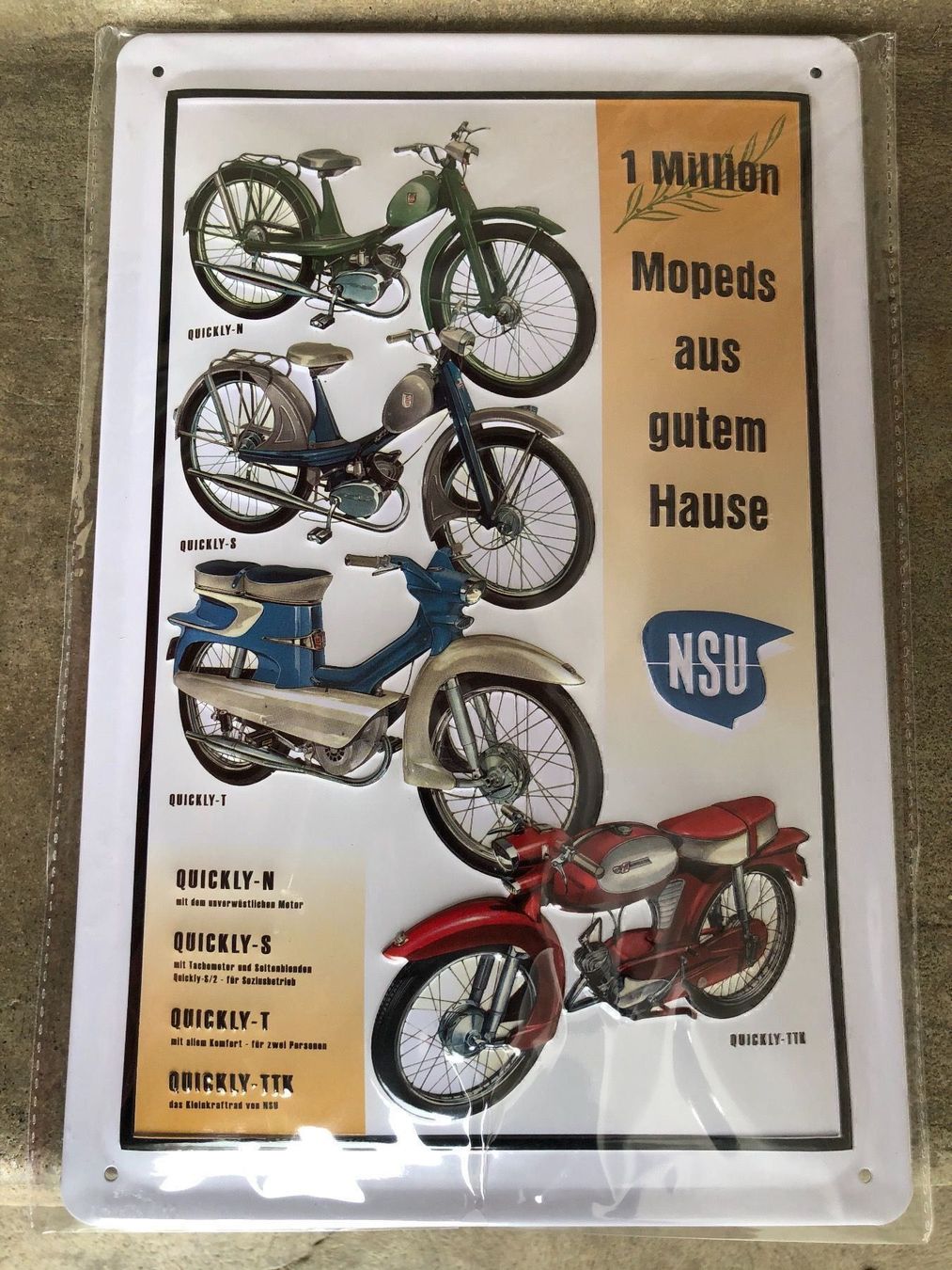 Insegne: Nsu moped töffli 2 takt Oldtimer – Nuovo e nell'imballaggio originale da Reinach AG venduto da rares75
