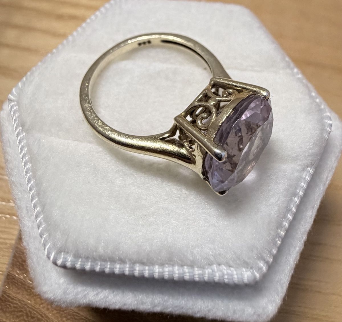 Anelli: 🟣  Antiker Ring Amethyst Gr. 52 925 Silber – Usato da Weissbad venduto da Simiswiss321 4