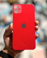 VITRE ARRIÈRE IPHONE 11 rouge (AVEC LOGO)