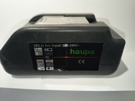 haupa Ladegerät 18V Li-Ion Gebrauchter Zustand
