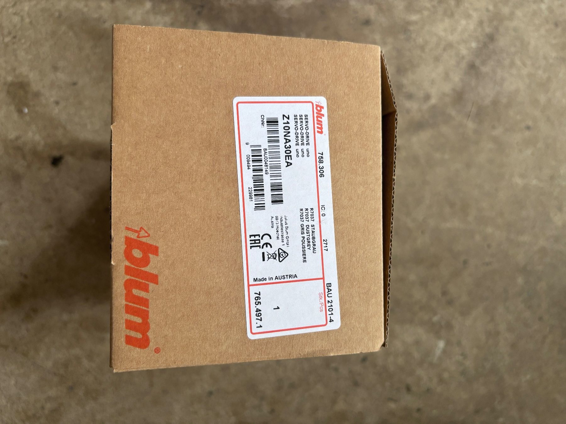 Blum Eisenwaren: Blum Servodrive Uno – Neu und originalverpackt aus Speicher von Thueringer 1