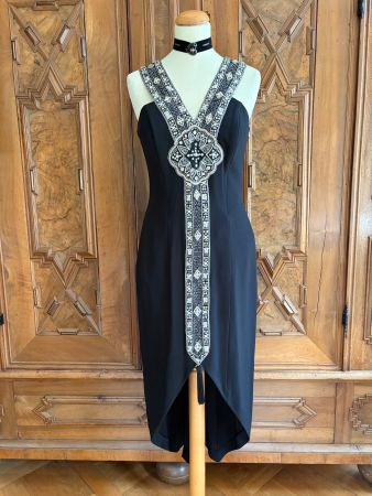 ELLA SINGHT VINTAGE Gatsby Kleid 1920er wie NEU