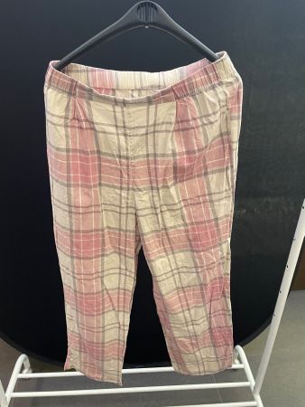 Gemütliche Pyjamahose, Gr M/L, rosa kariert von H&M