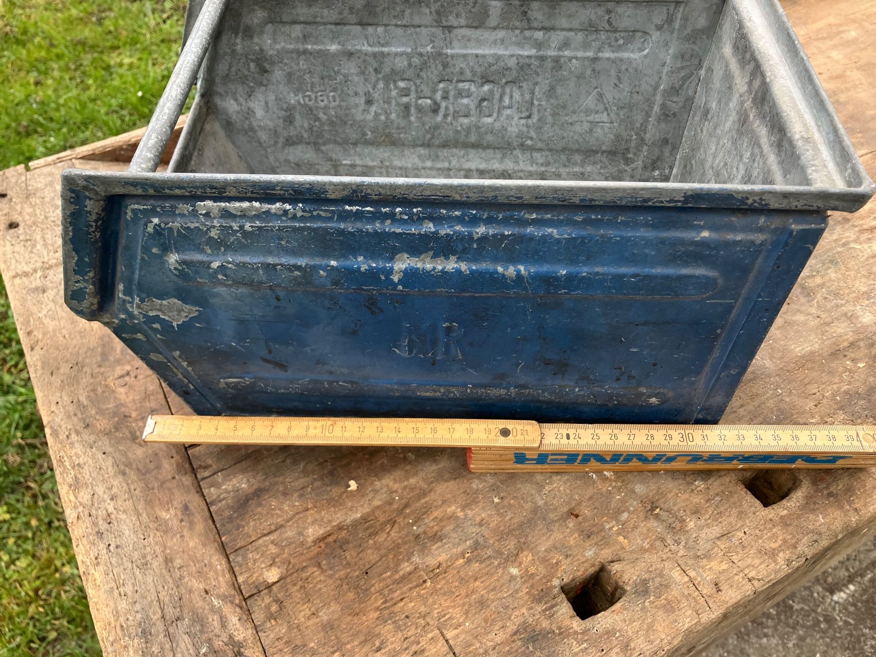 Casse di trasporto: Lagerbox Metall – Usato da Goldau venduto da Taburettli_Brocante 5