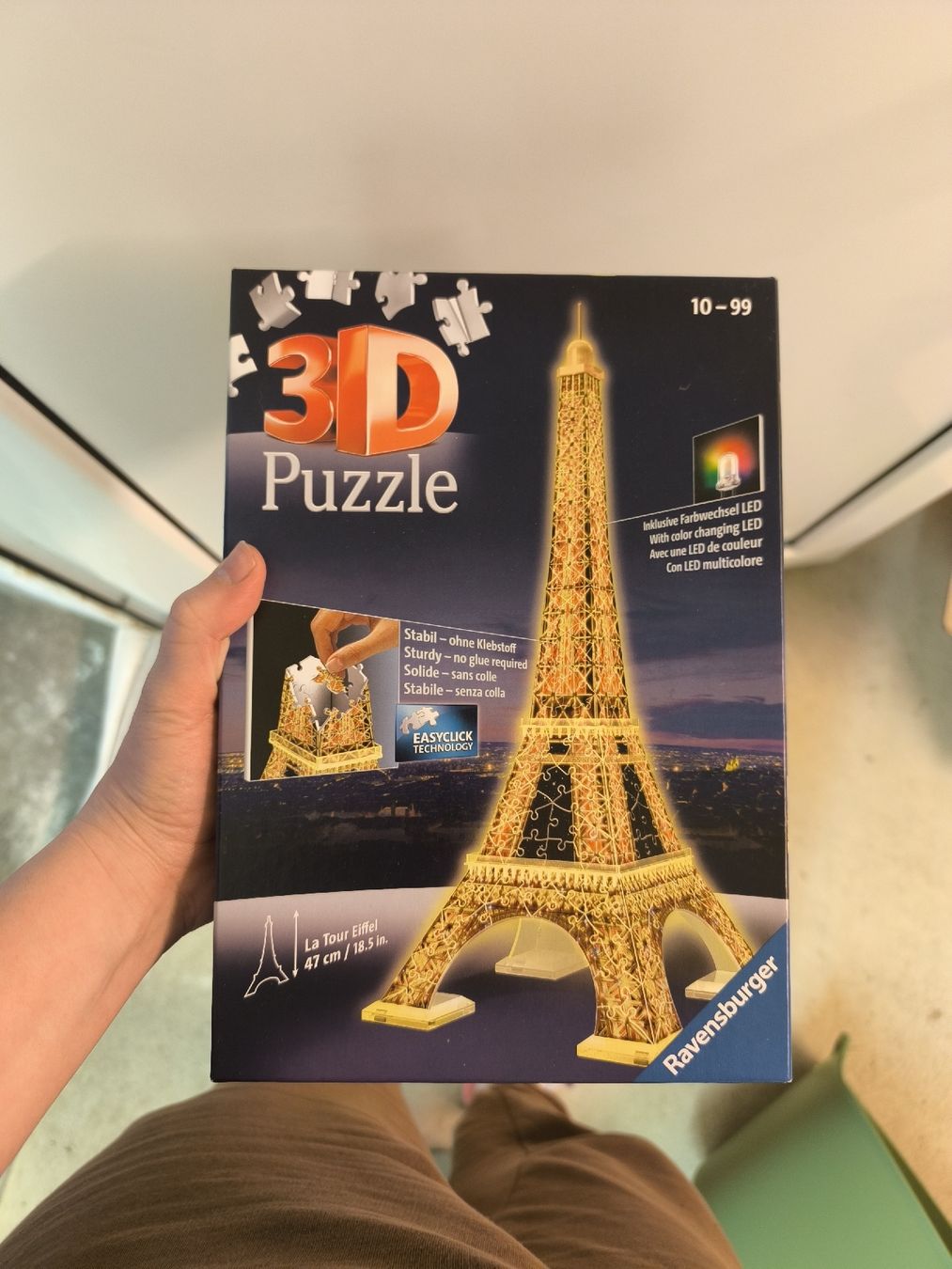 Ravensburger Puzzles: 3D Puzzle Eiffelturm mit LED, Ravensburger – Gebraucht aus Toffen von Larissyy