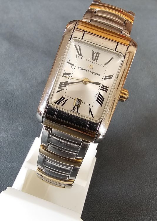 Montre Femme Maurice Lacroix Crystal Sapphire - Cadran Blanc à Chiffres Romains - Occasion