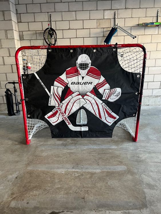 Bauer Streethockeygoal Deluxe inkl. Shooter Wand Kaufen auf Ricardo