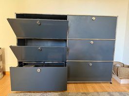 USM Haller Sideboard 2x3 Anthrazit  150 cm