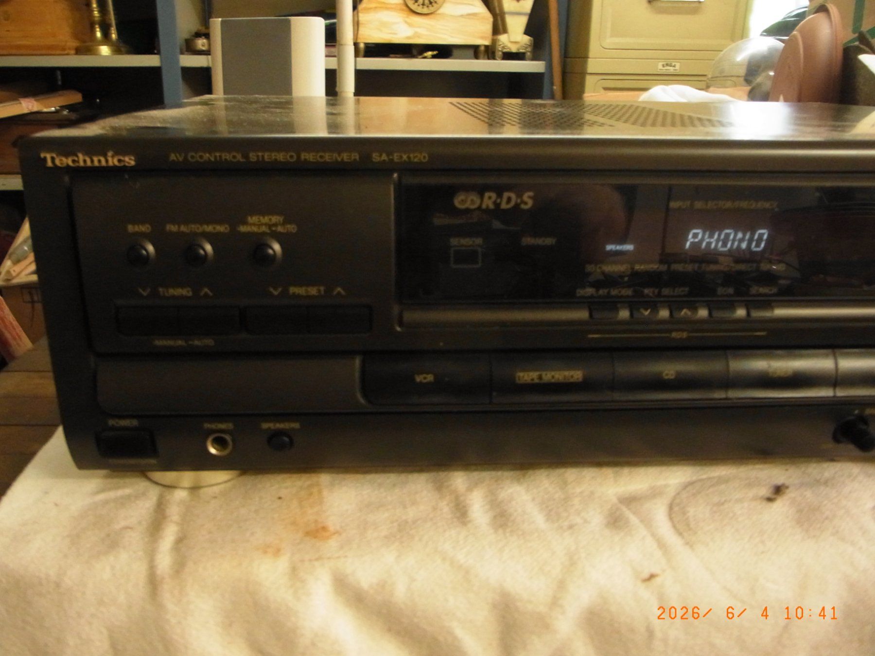 Technics Amplificatori: Technics SA-EX120 Stereo Receiver mit Phono-Eingang - sup... – Usato da Uezwil venduto da Fauchi51 1