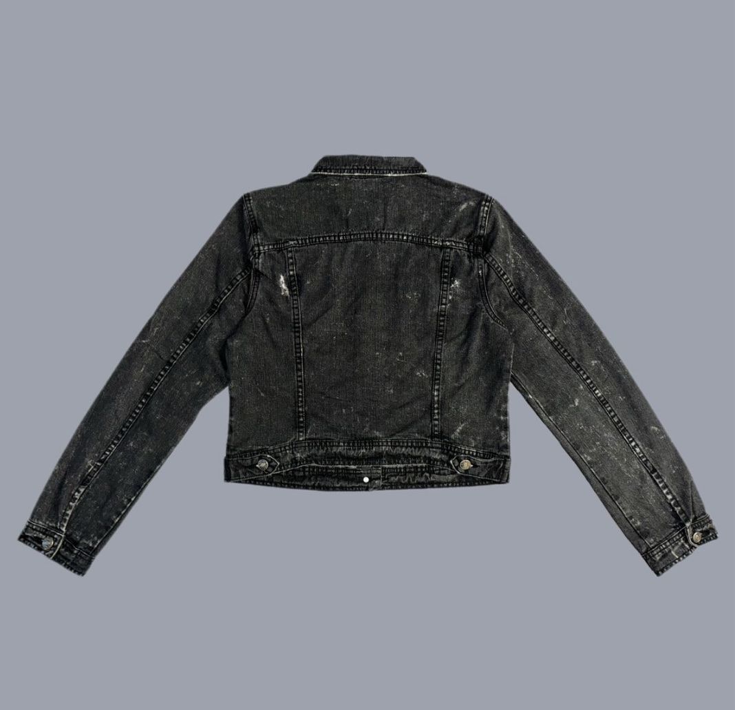 Tally Weijl Jacken: Dunkelgraue Jeansjacke mit Nieten – Gebraucht aus Luzern von Alenaluh 1