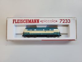 VINTAGE Fleischmann Piccolo 7233 Diesellok DB 210