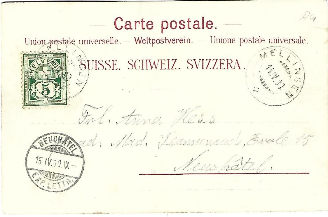 Cartes postales: Gruss aus Mellingen Litho – D'occasion à Wetzikon ZH par Brulu100 1