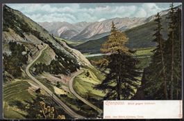 Ofenpass   blick  gegen  Umbrail