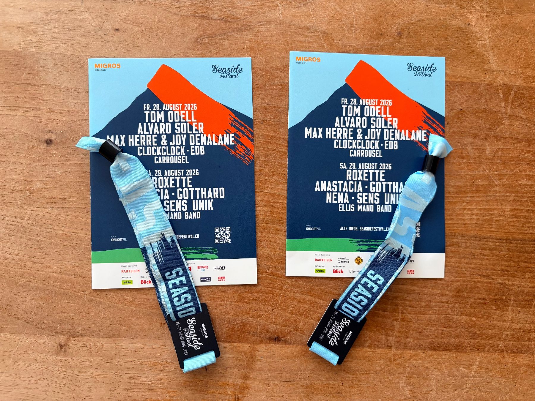 Biglietti: Zwei Tickets Seasidefestival – Nuovo (secondo la descrizione) da Rüttenen venduto da Aa22w