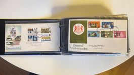 British Post First Day Cover Ersttagsbriefe 90 Stk. 1970-80