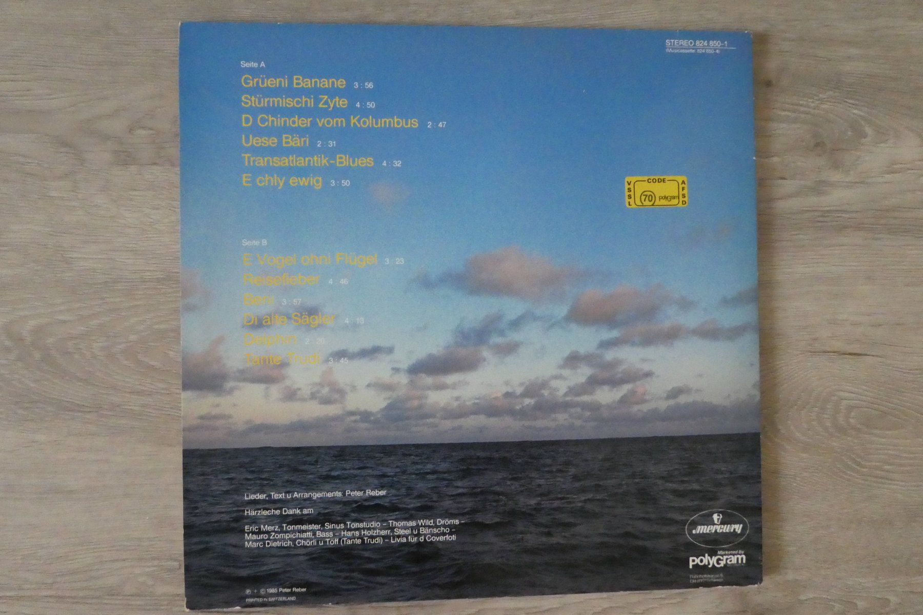 Schallplatten: Peter Räber LP, Grüeni Banane – Gebraucht aus Andelfingen von Annegret06 1