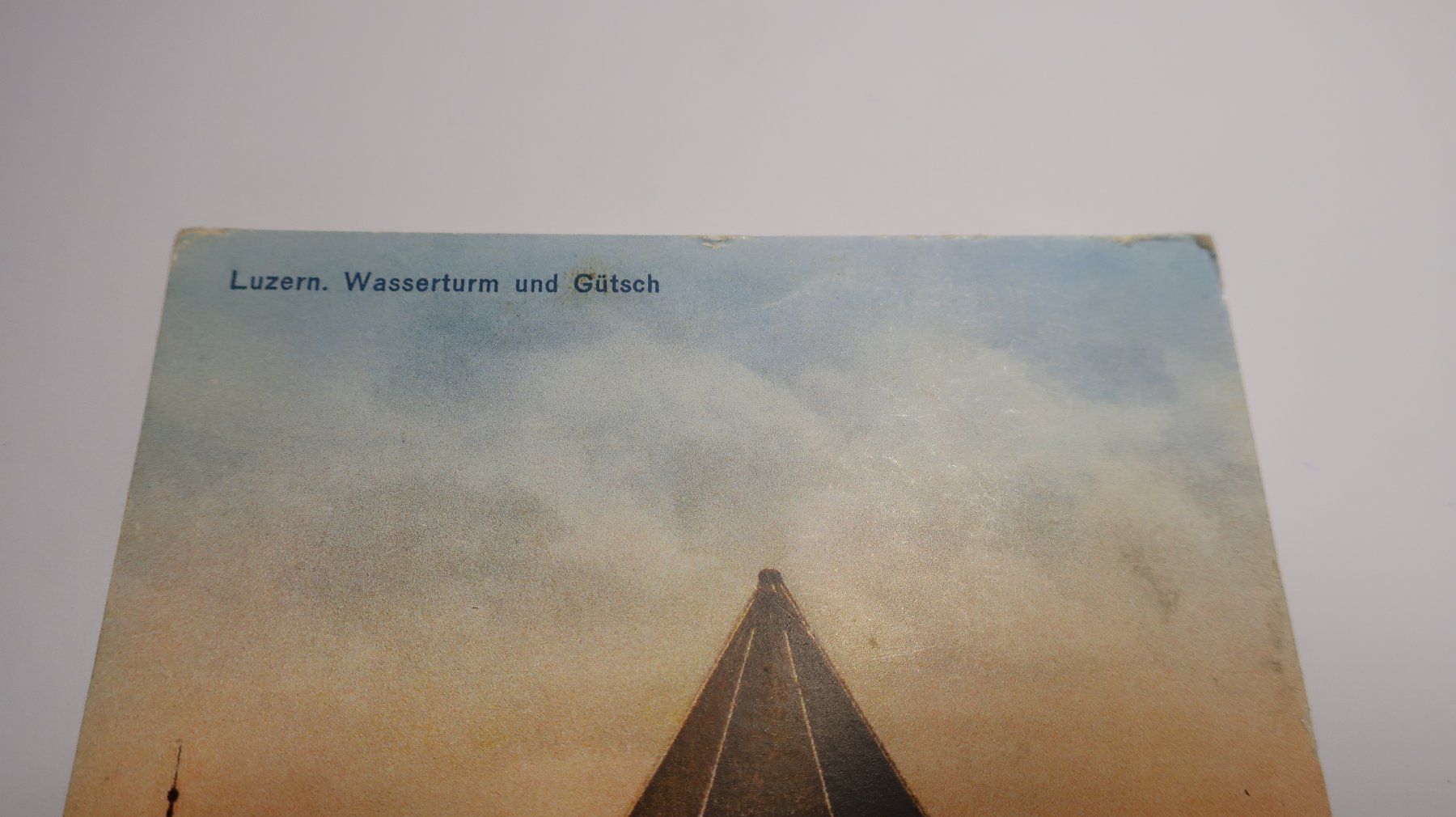 Cartoline postali: Luzern Wasserturm und Gütsch  1943 – Usato da Cormoret venduto da Pascalll2001 3