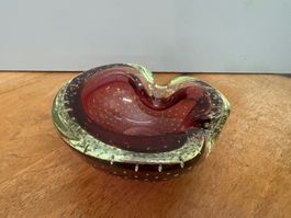Vintage-Aschenbecher aus Muranoglas