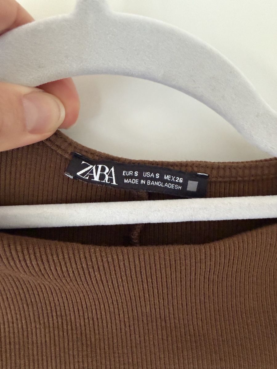 Zara Vestiti: Zara Kleid, Grösse S, braun – Nuovo (secondo la descrizione) da Chur venduto da Mity88 2