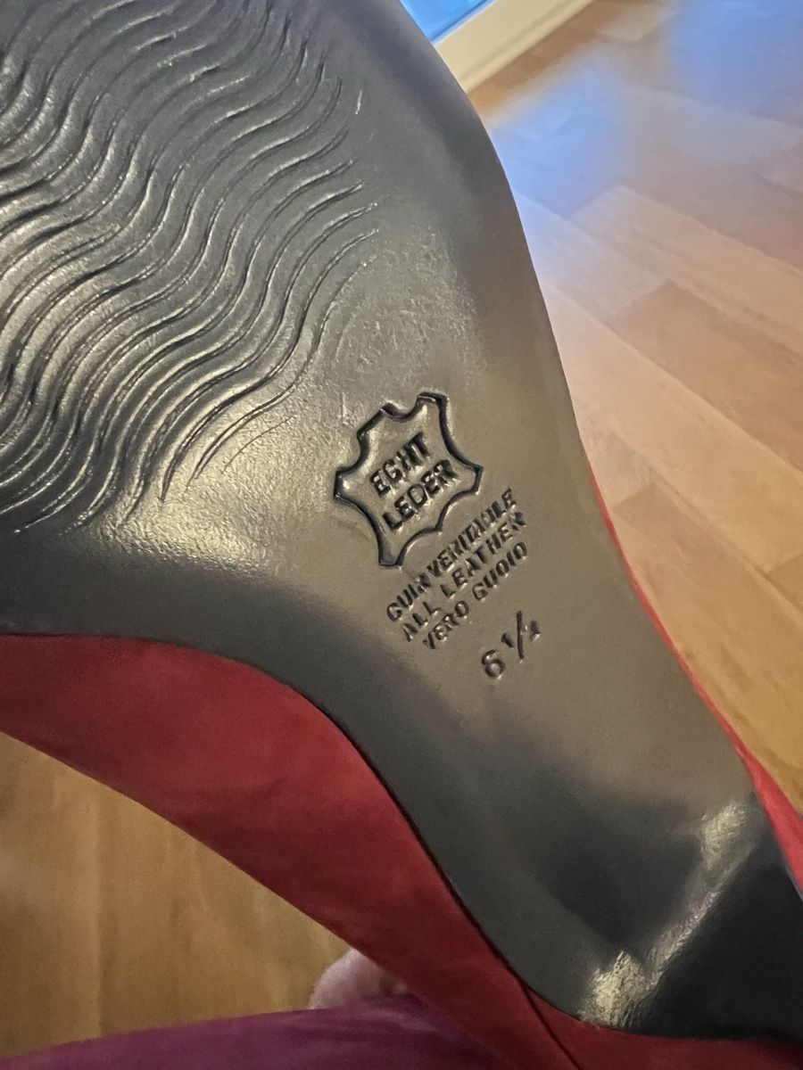 Kennel + Schmenger Scarpe da donna: Kennel & Schmenger Pumps, Echtleder, Gr. 40 Rot – Usato da Langenthal venduto da ivet7 8