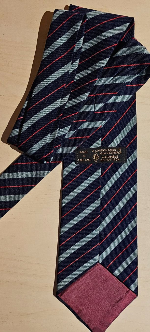 Cravatte: Cravate rayée bleu et rouge, élégante et intemporelle. – Usato da Gryon venduto da dra_qxh2 3