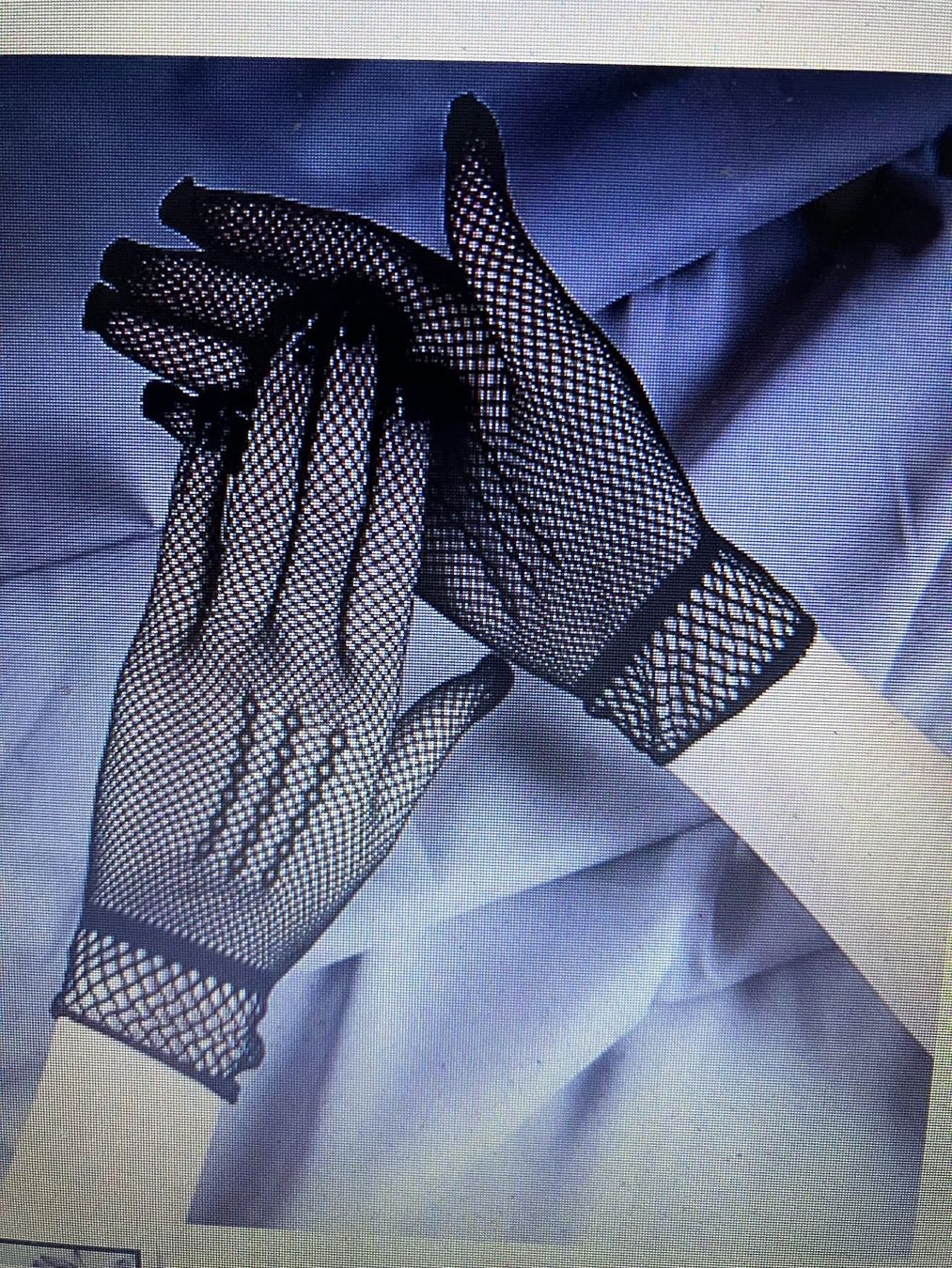 Guanti & manicotti: Schwarze dünne Netz Fingerhandschuhe, elastisch, neu – Nuovo (secondo la descrizione) da Affoltern am Albis venduto da Dlotti