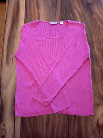 Damen Geripptes Langarmshirt (ECO Produkt)