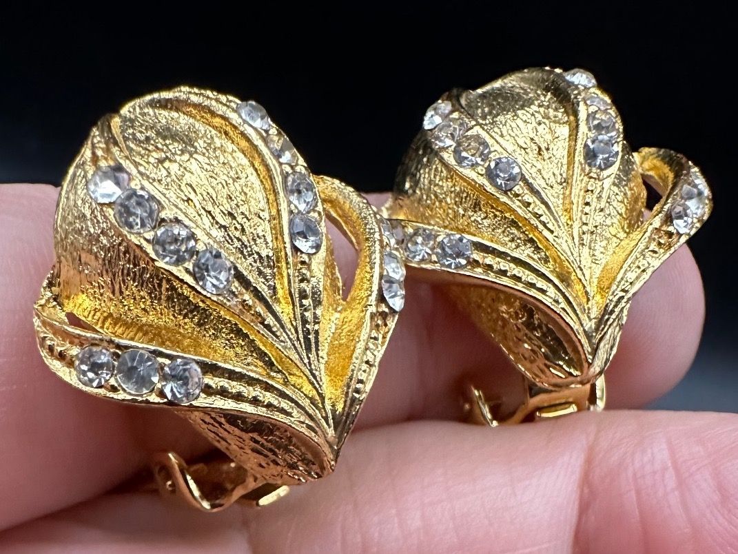 Ohrringe & -stecker: Vintage Ohrringe Luxus Modeschmuck 1960 – Gebraucht aus Lamone von LaCantinaMagica 1