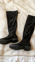 Overknee Stiefel Schwarz Gr. 39