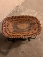 Rustikaler Weinflaschenhalter mit Holzschale 🍷🍇