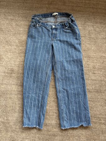 H&M Mama / Umstands-/Schwangerschaftsjeans gestreift S