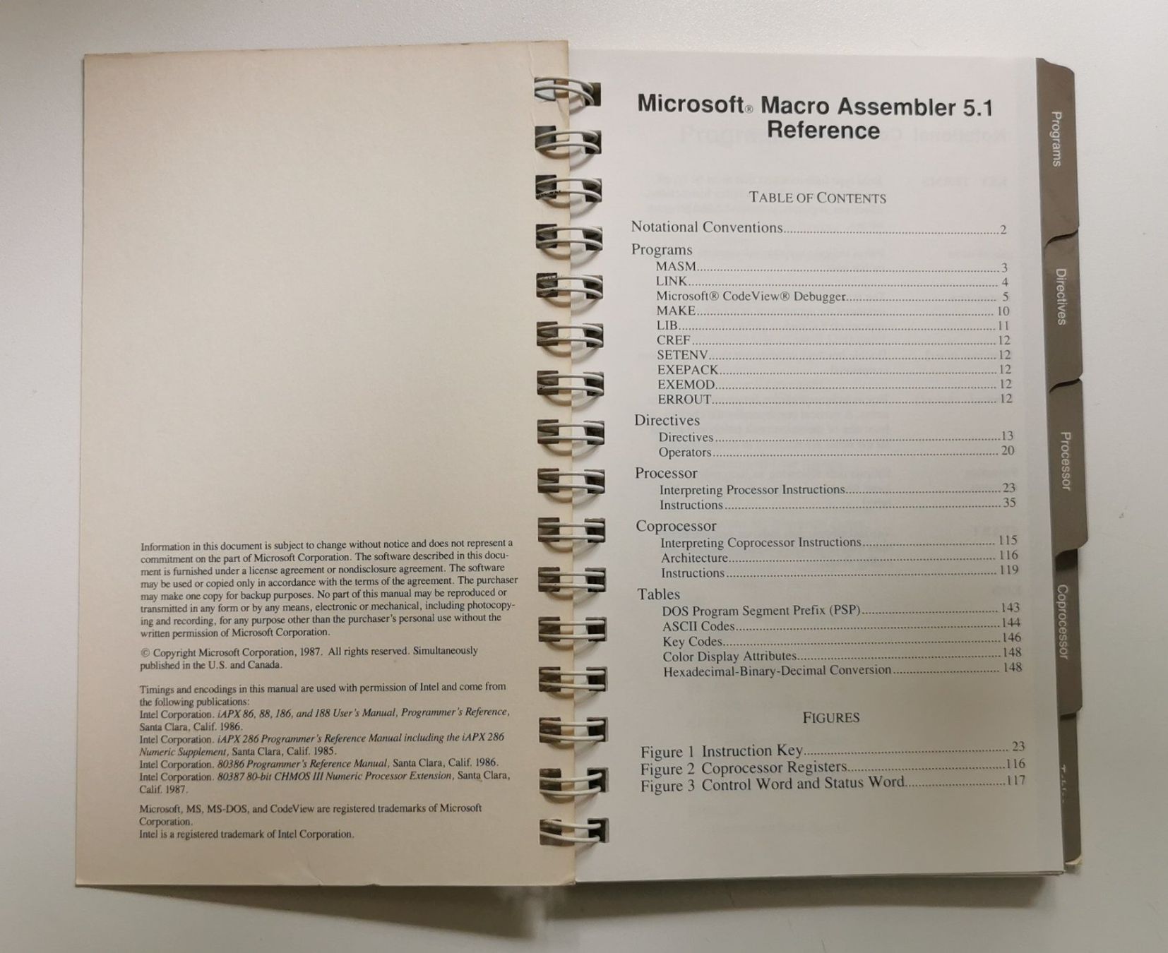 Bücher: Microsoft Macro Assembler 5.1 Referenz Handbuch – Gebraucht aus Oberwangen b. Bern von Vittorio0 1