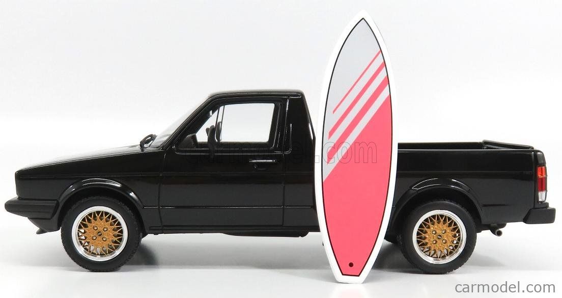 Volkswagen Modellautos: VW GOLF CADDY BLACK MIT SURFBOARD 1:18 OTTO – Neu und originalverpackt aus Suhr von Moebelsiralfred 1