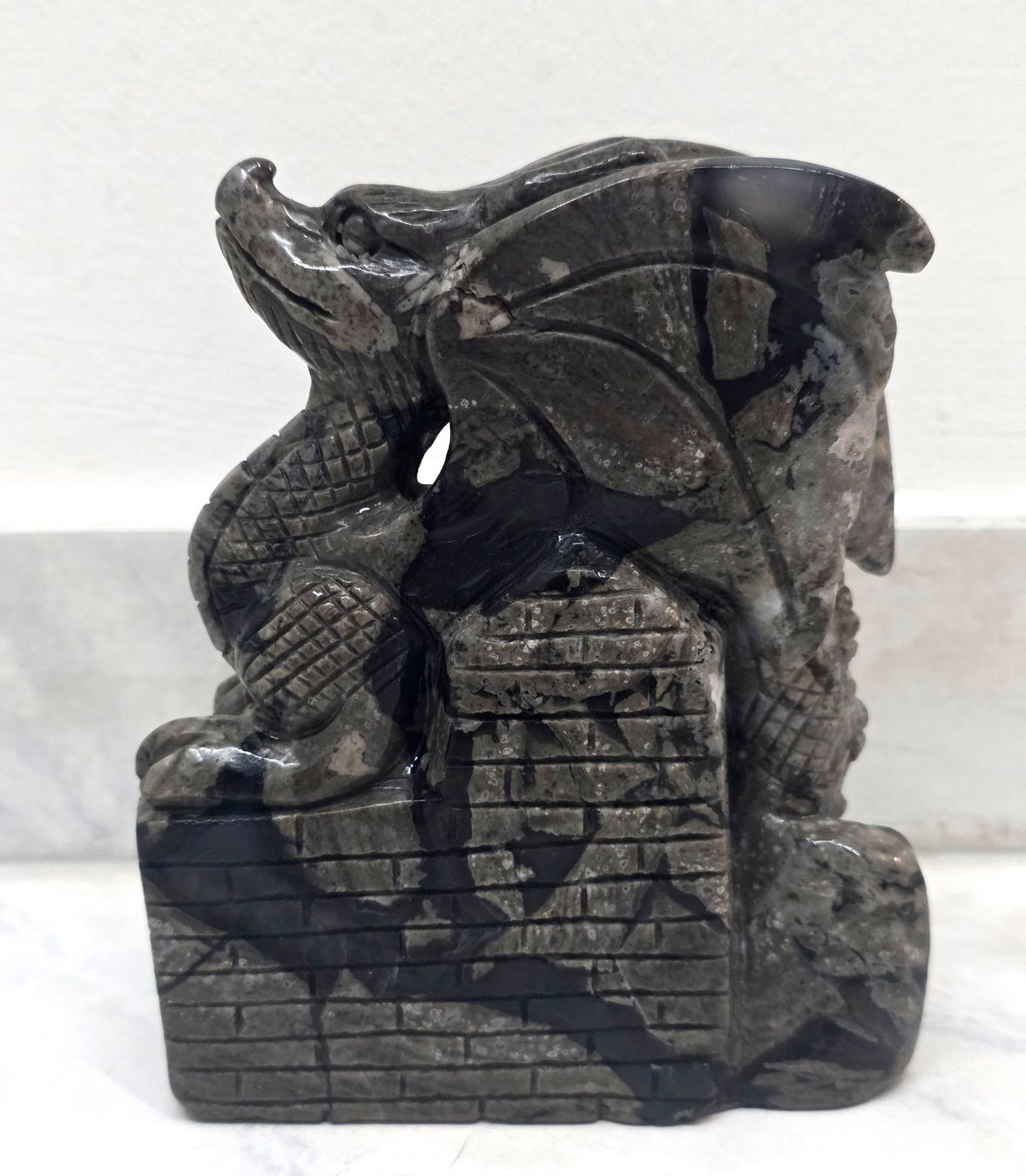 Minerali & Pietre curative: Vulkanachat Drache 682g – Nuovo e nell'imballaggio originale da Matzingen venduto da Shay_Crystalz 1