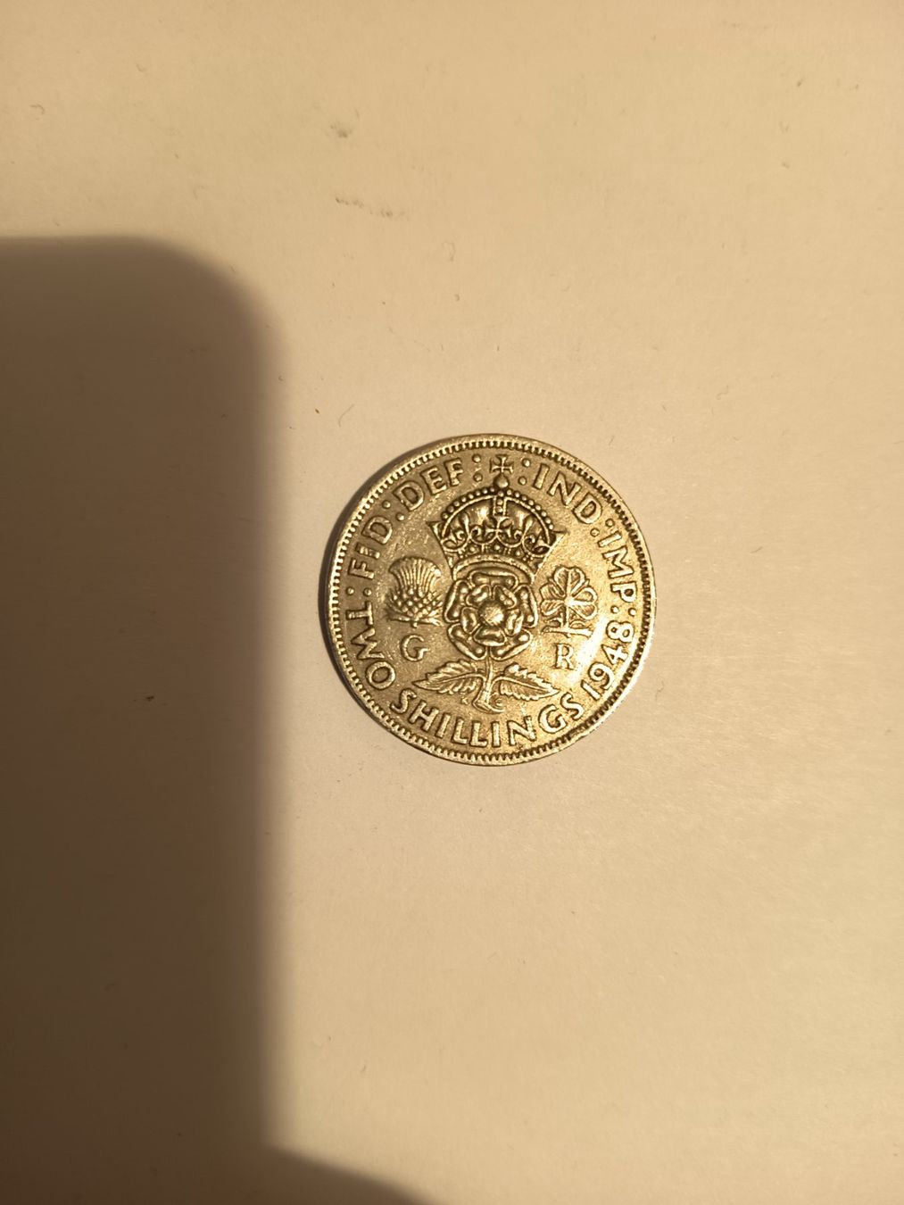 Tutti le monete: two schillings 1948 florin  Nr124 – Usato da Wattwil venduto da LuckyLegoandCoins