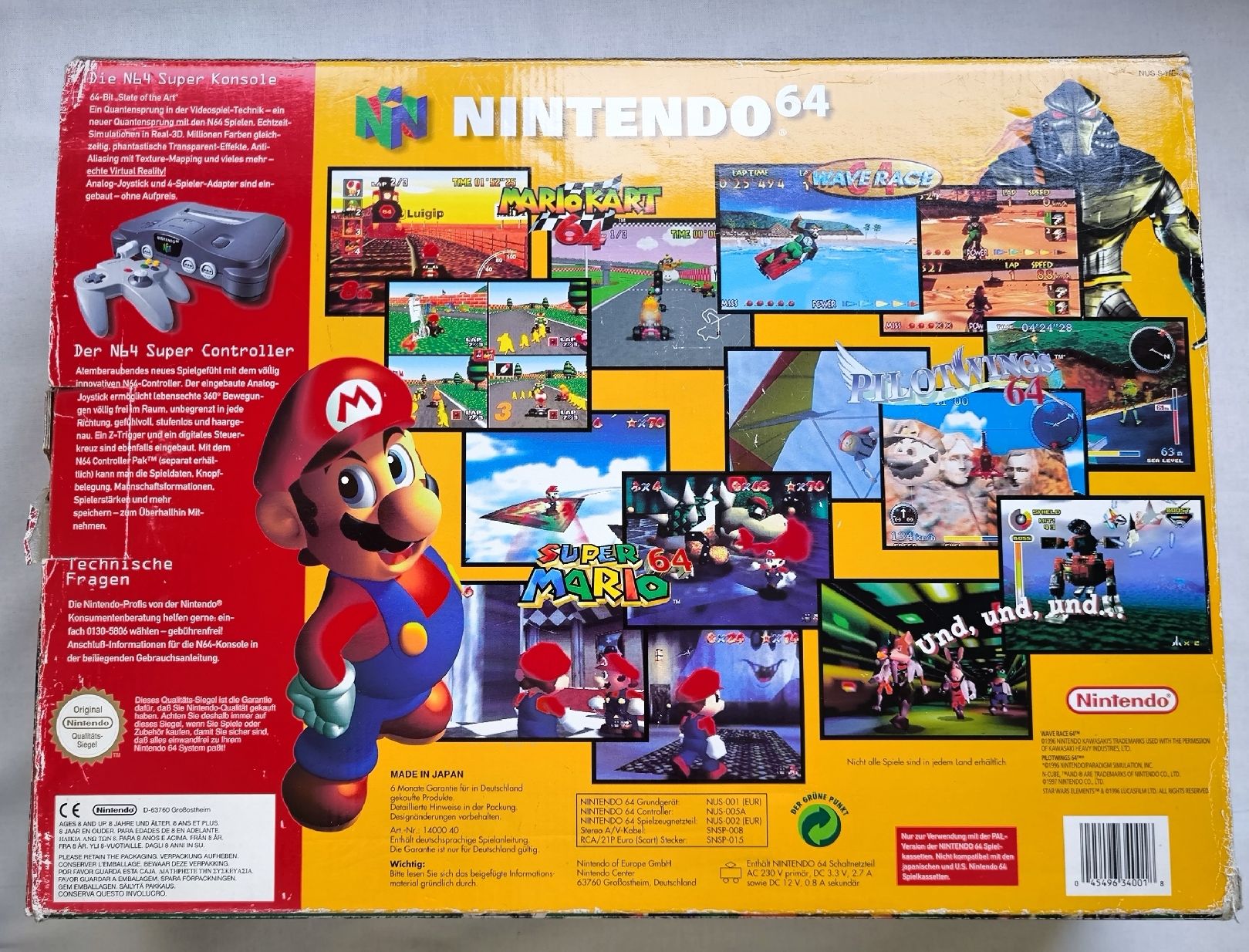 Nintendo Console: Console Nintendo 64 OVP + Super Mario World – Usato da St-Prex venduto da Deetouch 4