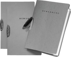 PAGNA® Bewerbungsmappe Swing grau