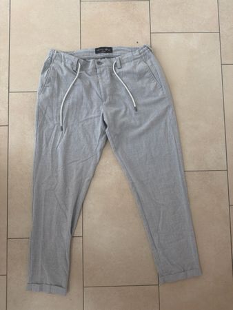 Graue Sommerhose - Bequem und luftig! Grösse 50