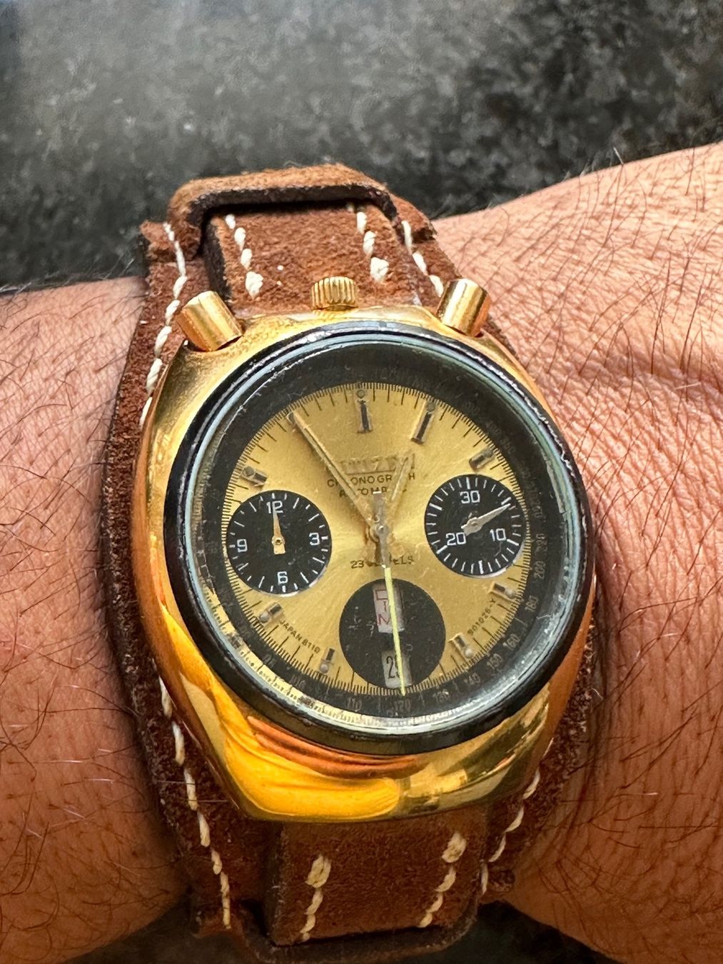 Citizen Uhren: CITIZEN CHRONOGRAPH  AUTOMATIK BULLHEAD LÄUFT – Gebraucht aus Zürich von  4