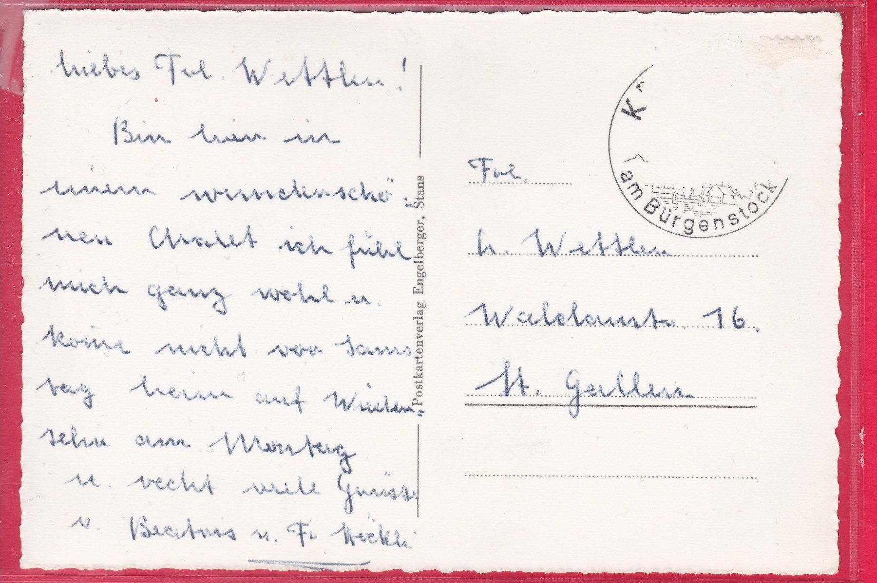 Cartoline postali: KEHRSITEN AM VIERWALDSTÄTTERSEE, – Usato da Oberrieden venduto da Gebirgsstelze 1