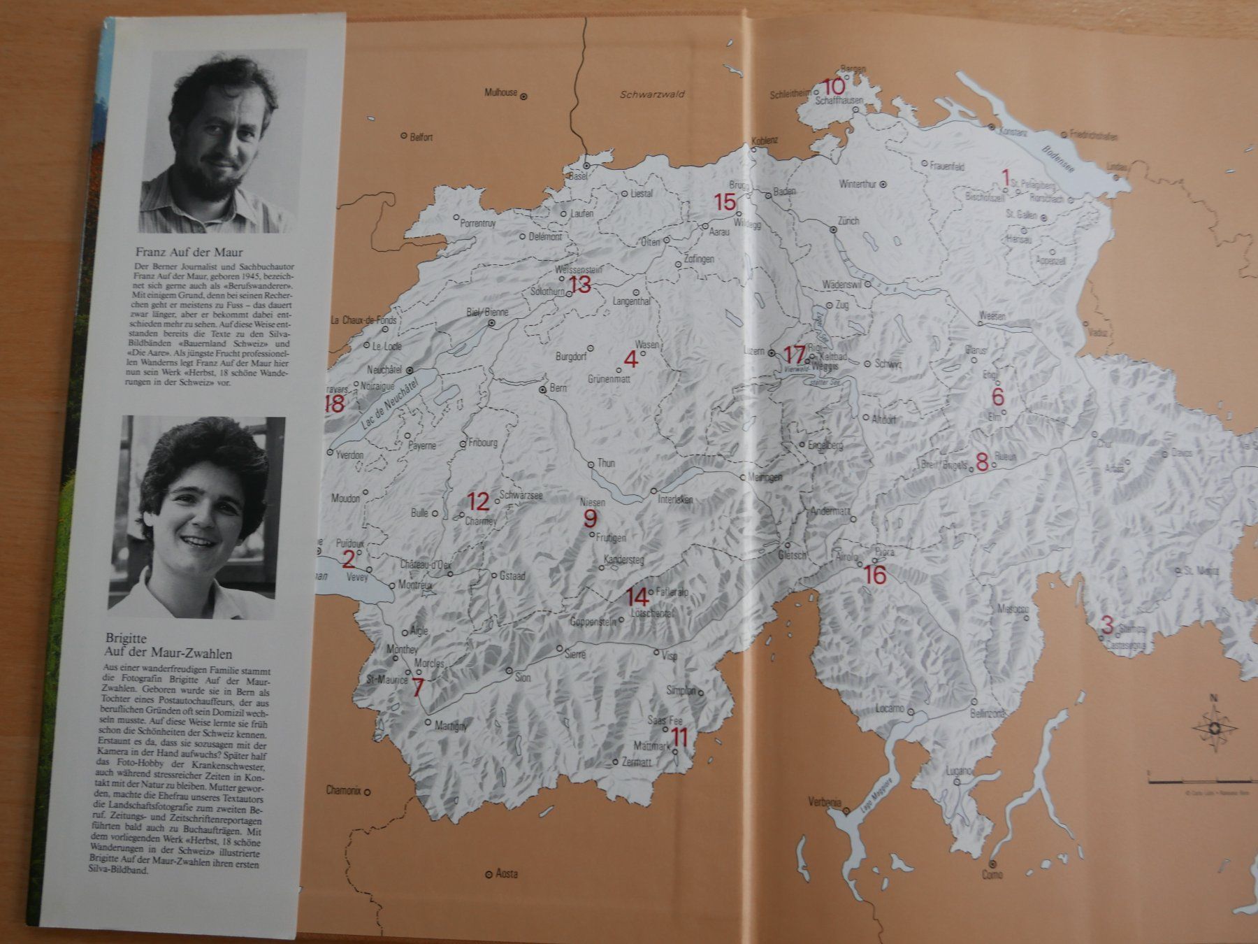 Bücher: Herbst Wanderbuch: 18 schöne Wanderungen Schweiz – Gebraucht aus Rotkreuz von nigal 1