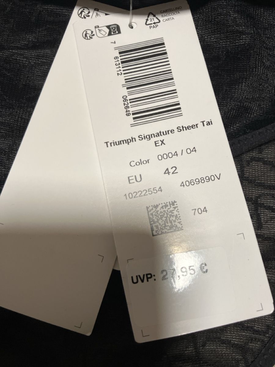 Triumph Altra biancheria intima: Neu Triumph unterhose – Nuovo e nell'imballaggio originale da Basel venduto da aguona 1