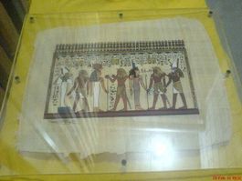 schönes Aegyptisches Bild in Glasrahmen