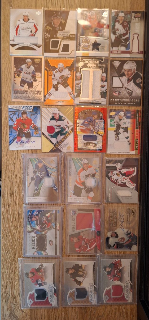 NHL Carte collezionabili: Collection set 87 cards NHL Jersey Patch Auto Limited – Nuovo (secondo la descrizione) da Lostallo venduto da Caps14 2