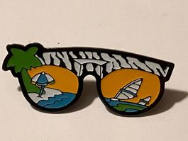 1 Pin Sonnenbrille Strand