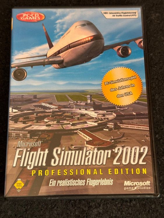 Flight Simulator 2002 Microsoft PC-CD Rom PROF. EDITION (Gebraucht) in ...
