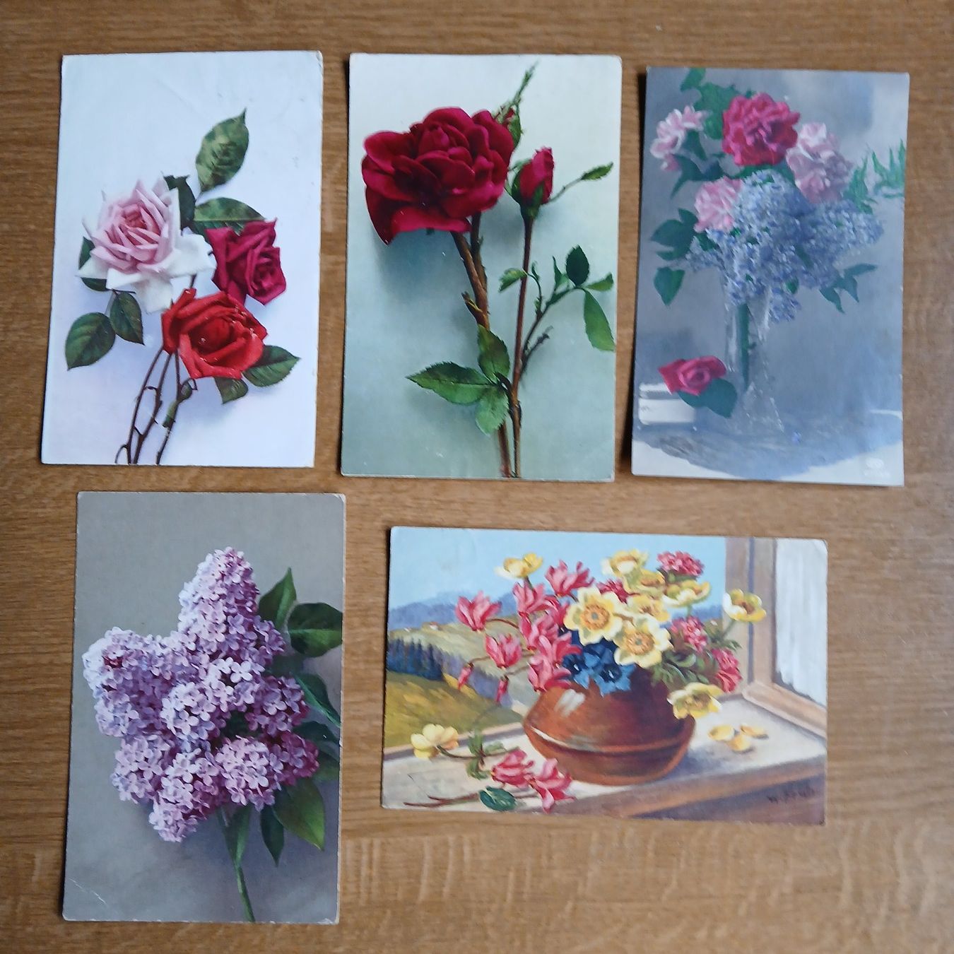 Cartoline postali: Postkarten Blumen – Usato da Liesberg venduto da Mrbean1