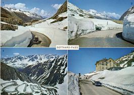 Gotthardpass im Früjahr