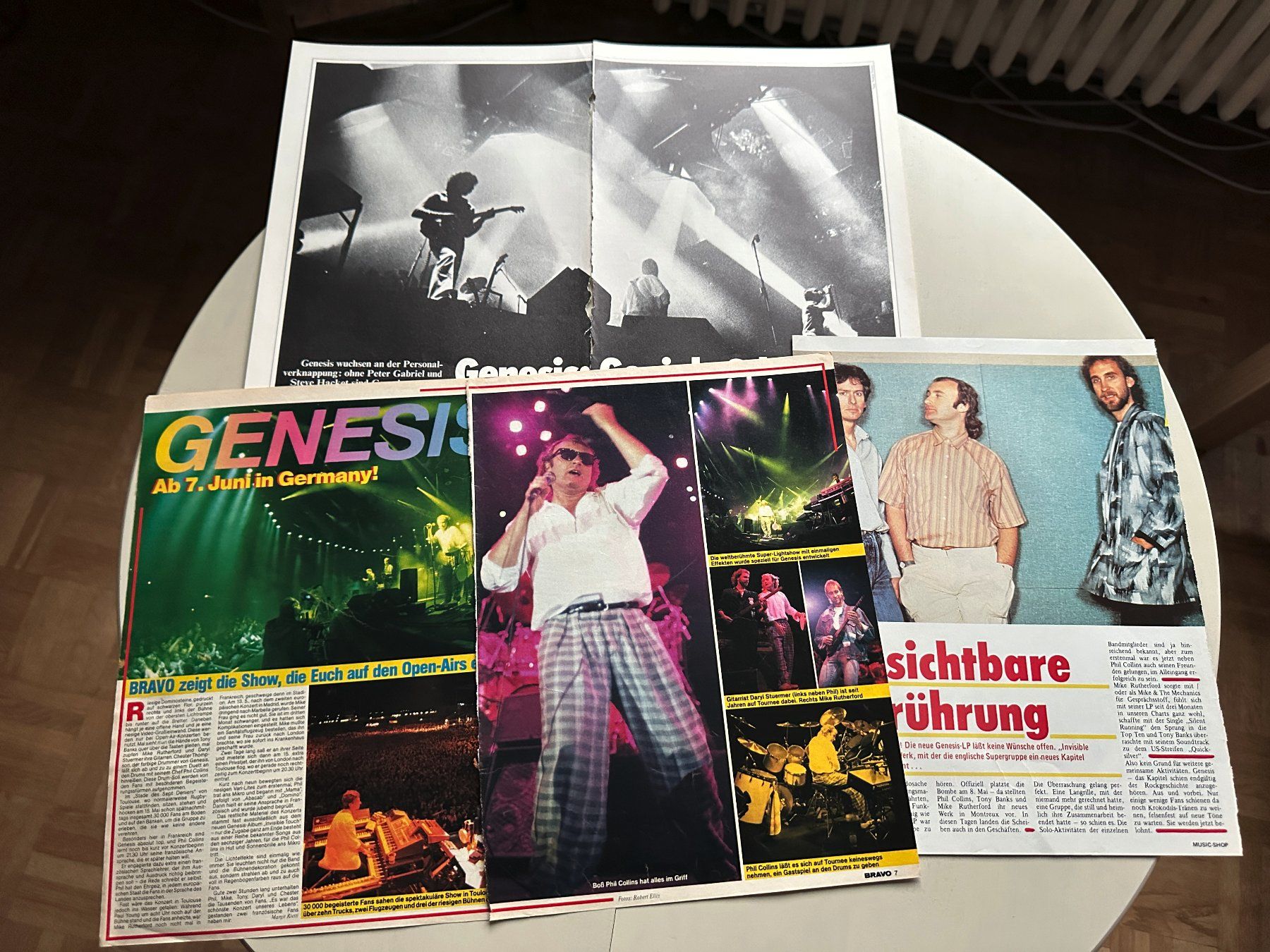 Riviste & Magazine: GENESIS PETER GABRIEL PHIL COLLINS tolle Berichte + Poster – Usato da Basel venduto da Partridge 6