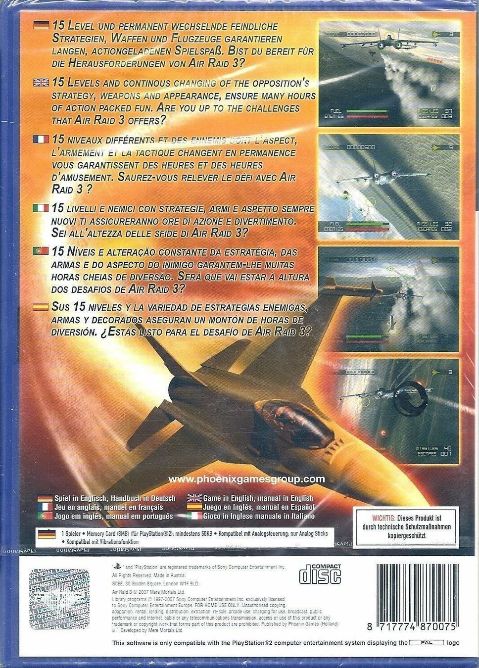 Spiele: Air Raid 3 - Playstation 2 - NEU & Originalverschweisst – Neu und originalverpackt aus Bad Säckingen von ms-spiele-keys 1
